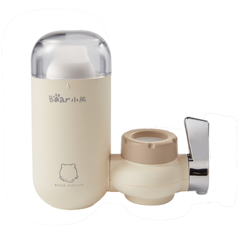 小熊（Bear）净水器水龙头 家用自来水前置过滤器净水机净化器一体 厨房净化可清洗滤芯滤水器 1机3芯 CX-E0028