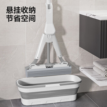 五月花海绵拖把27cm1棉头对折胶棉拖把家用吸水拖布免手洗懒人墩布 五月花海绵拖把27cm1棉头对折胶棉拖把家用吸水拖布免手洗懒人墩布