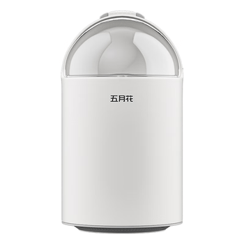 五月花垃圾桶滑盖式10L白色气压吸附桶免手铺家用厨房卫生间卧室