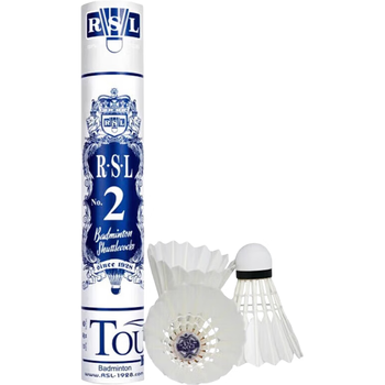 亚狮龙（RSL）NO.2号全圆鸭毛专业比赛羽毛球稳定耐打羽球76速12只装/桶