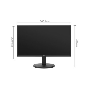 AOC显示器 24E11XH 23.8英寸全高清 IPS 快拆支架可壁挂 HDMI+VGA 电脑办公显示屏