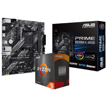 AMD锐龙R7 5700G搭华硕PRIME B550M-K ARGB 主板CPU套装 板U套装