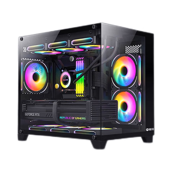 攀升&AMD锐龙R5 7500F/RX7700XT/16G D5黑神话悟空游戏台式设计电脑主机组装电脑全套整机diy