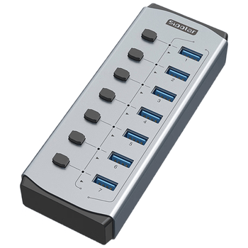 西普莱（SIPOLAR）USB3.0拓展坞集线器七口独立供电36W多接口扩展器HUB分线器延长线转换器笔记本配件电脑FS-801