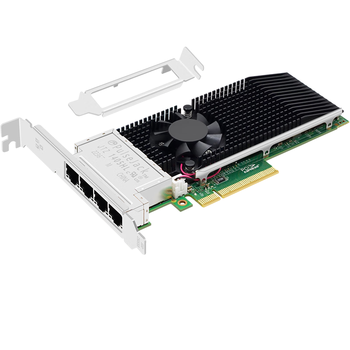 EB-LINK intel  XL710芯片PCI-E X8万兆四电口服务器网卡X710T4BLK网络适配器