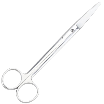 冰禹BY-103【京仓配送】实验用剪刀 不锈钢实验室剪 手术剪刀 组织直圆18cm