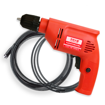 天焱大通下水道疏通器电钻电动管道疏通机通马桶厕所厨房堵塞神器工具9米