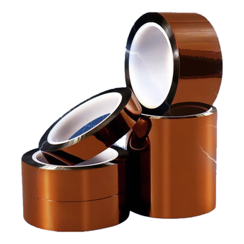 欧唛（oumai）高温胶带耐高温金手指胶带不残胶茶色胶布线路电池包扎聚酰亚胺胶带 金手指30mm*33m 1卷