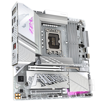 技嘉冰雕Z890M AORUS ELITE WIFI7 ICE DDR5主板 支持CPU Ultra U7-265K  U5-245K LGA 1851