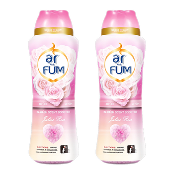 威露士纺优美系列留香珠柔顺护衣防静电持久留香/500g*2瓶 鲜花玫瑰