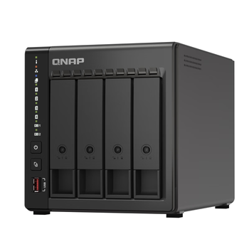 威联通(QNAP)TS-464C2 宇宙魔方四核心处理器nas家用网络存储服务器内置双M.2插槽AI个人私有云