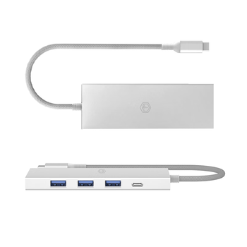 京东京造Type-C五合一扩展坞 USB扩展器转HDMI转接器PD100W快充4k苹果MacBook华为笔记本电脑iPad拓展坞