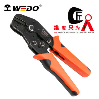 维度WEDO精密裸端子压接钳7.5''德标0.25-2.5mm²WEDO2243/把