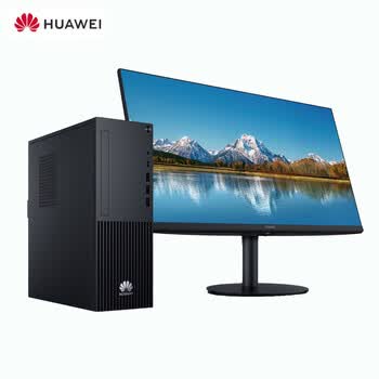 华为（HUAWEI）擎云W585y台式机+23.8寸 麒麟9000X/16GB+256GB+1TB 麒麟/统信1年授权 质保三年