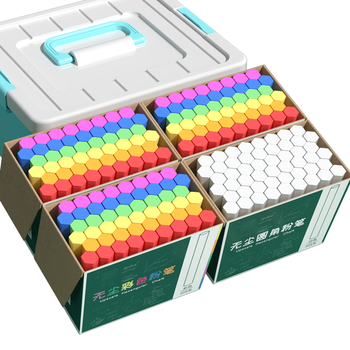 金值【全网低价】200支混色粉笔套装无尘粉笔儿童家用黑板报专用幼儿园涂鸦教学教师专用开学季必备