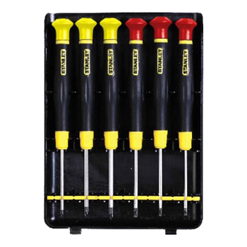 史丹利（STANLEY） 6件套一字十字微型精密螺丝批组套C 66-394-23