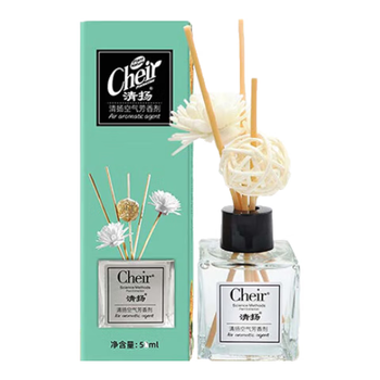CHEIR香薰柠檬精油无火香薰卧室香氛卫生间厕所除异味空气清新剂50ml