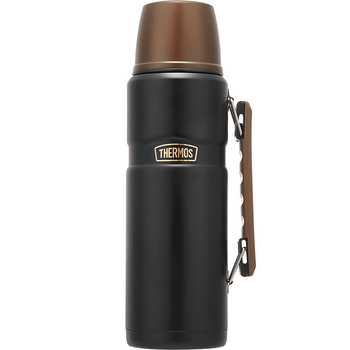 膳魔师（THERMOS）保温壶1200ml男女旅行露营大容量水壶伴手礼生日礼物TSK2曜石黑