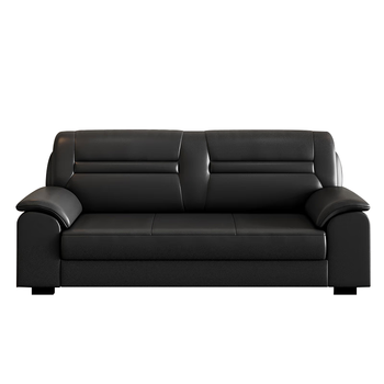 隆旭办公沙发简约商务会客酒店大堂接待高档沙发 三人位（加厚西皮）