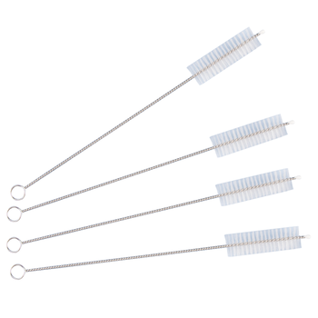 海斯迪克 试管刷 实验室清洁刷子配件刷 全长20*毛长5*毛径2.5(cm) 10个/包 HKCL-79