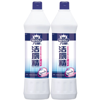 浪奇万丽除菌洁厕灵马桶清洁剂挂壁持久清新去味除黄垢洁厕剂液750g*2