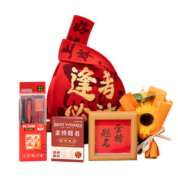 洧宜新年礼物文具套装金榜题名礼盒中考高考加油励志袋子男女18岁成人礼仪式感-套装4