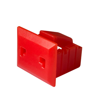 索厉RJ45网口锁可拆卸封口塞防尘塞网络端口安全锁保护数据/工具1把+红色10个/外盖式网口防尘/ 20188