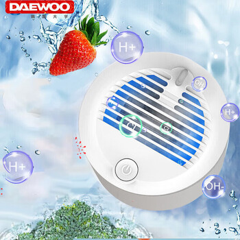 大宇(DAEWOO) 果蔬清洗机 家用全自动洗菜机 果蔬消毒卫士 肉类鱼虾果蔬净化神器 QX4 白色