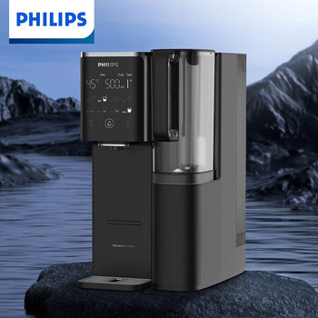 PHILIPS飞利浦 净水器 家用过滤器 净水机饮水机一体免安装直饮机净饮机 炫彩大屏 ADD6868