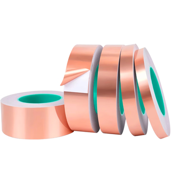 斯图（sitoo）双面铜箔胶带导电胶布纯铜耐高温信号增强屏蔽胶带散热铜箔贴纸双导铜箔胶带40mm