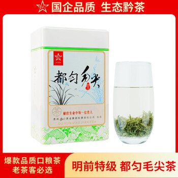 贵天下贵州特级都匀毛尖绿茶 2026年栗香型新茶250g一罐装 经典口粮茶叶