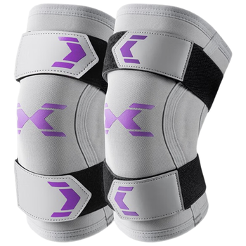 FITTER GEAR健身护膝男深蹲器械训练加压健美力量举练腿套筒护具