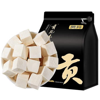 贡苑茯苓500克云南白茯苓块湿 新货茯苓丁茯苓片气黄芪党参祛当归片