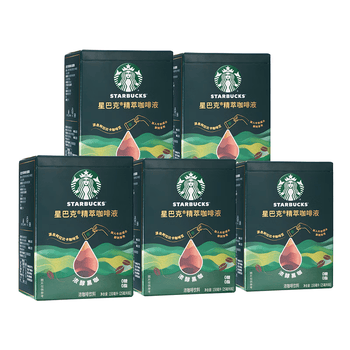 星巴克（Starbucks）0糖0脂即享黑咖啡 精萃咖啡液分享装 浓醇黑咖25ml*30杯 冷热秒溶