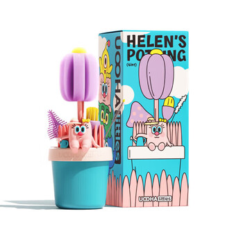 UOOHA盆栽饮具清洁套装保温杯四合一杯刷奶瓶杯口清洗神器硅胶刷