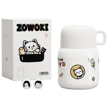 造物集 豌豆焖烧杯 316不锈钢 联名款小萌500ml F8-500