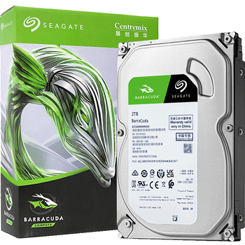 希捷（SEAGATE）台式机硬盘 2TB 7200转 256MB 机械硬盘 SATA 希捷酷鱼系列 电脑硬盘 3.5英寸 ST2000DM008