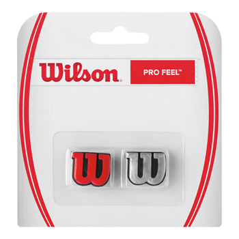 Wilson威尔胜网球配件专业网球避震器减震舒适两只装红色/银色WRZ537600