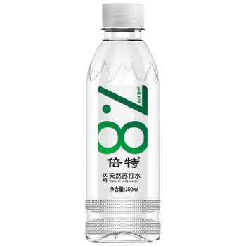 倍特 天然苏打水 350ml*24瓶弱碱性 0糖0脂0添加运动补水小瓶整箱
