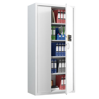 中伟（ZHONGWEI）保密柜文件资料档案员工储物收纳铁皮柜双保险指纹密码锁通门