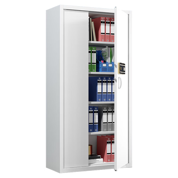 中伟（ZHONGWEI）保密柜钢制文件资料档案员工储物收纳柜双保险指纹密码锁通门