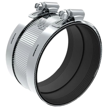 永利尚 201不锈钢管束铸铁管卡箍 PVC管强力卡排下水管柔性抱箍接头 4寸/55mm【2个】