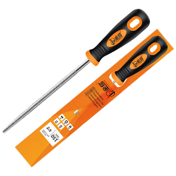 金信金刚石锉刀合金钢锉金属大板锉金刚砂搓刀打磨工具挫刀6寸圆形1支