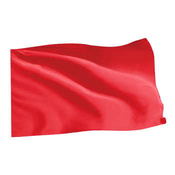 优和（UHOO）加厚纳米防水防晒空白红旗纯色旗帜国庆大红旗 60*90CM配96CM塑料杆 0927