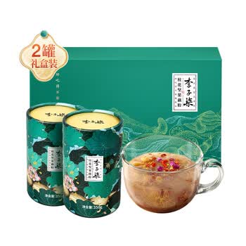 李子柒藕粉礼盒700g 桂花坚果味送父母长辈端午礼盒 饱腹代餐营养早餐羹