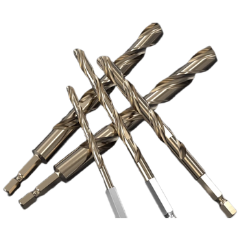 沪豪（HUHAO）六角柄麻花钻头不锈钢专用铁板金属打孔钻钢铁超硬质合金钻头