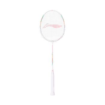 李宁（LI-NING）羽毛球拍凯胜KASON全碳素单拍超轻性能小钢炮白色4U 已穿线