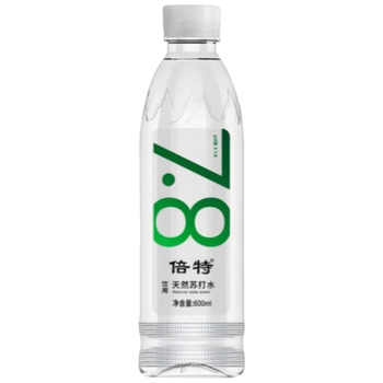 倍特 天然苏打水 600ml*24瓶 弱碱性高端饮用 零糖零脂零添加 整箱