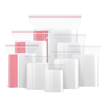 登比食品自封袋10号24*35加厚PE透明封口袋密封袋塑封袋分装样品袋