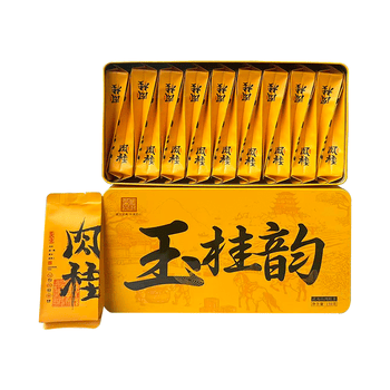 武夷山大红袍幔亭峰乌龙茶玉桂韵武夷岩茶半岩肉桂一级150g中火罐装茶叶